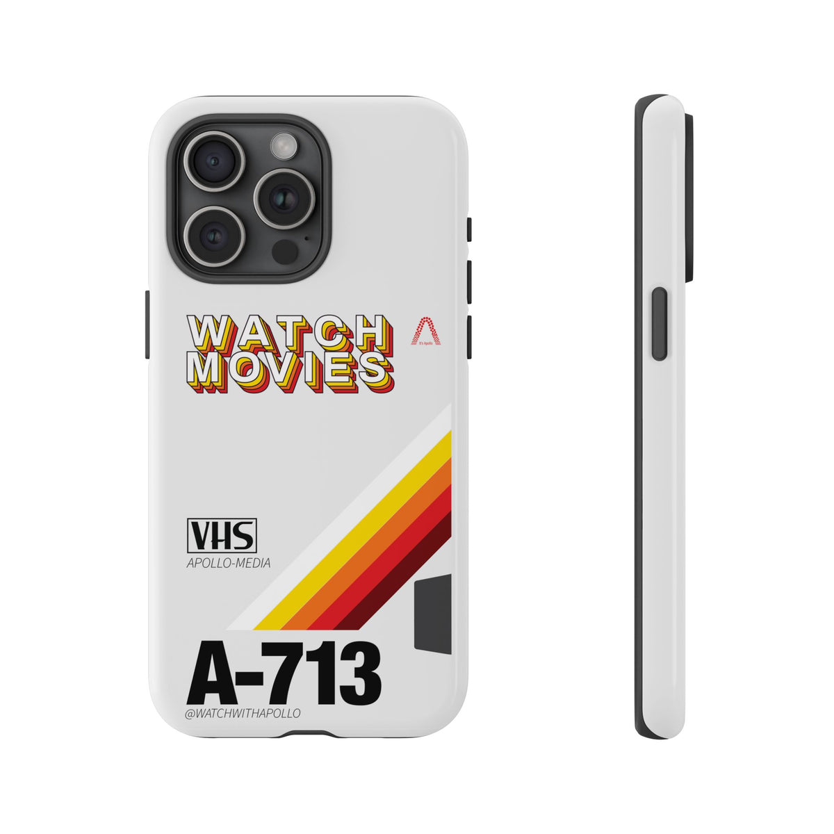 Watch Movies Retro Phone Case by Watch With Apollo, retro movie iPhone case, view 18