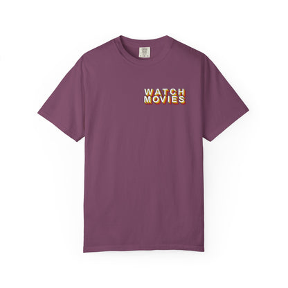 Watch Movies Retro Tee by Watch With Apollo, retro movie lover t-shirt, view 4
