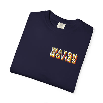 Watch Movies Retro Tee by Watch With Apollo, retro movie lover t-shirt, view 46