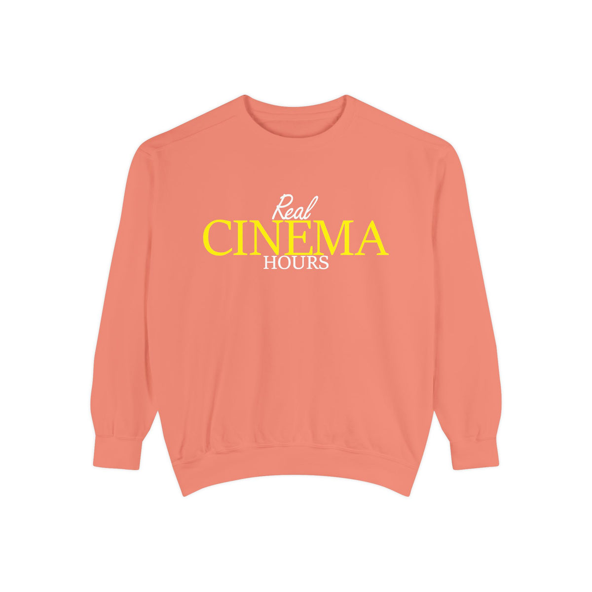 Real Cinema Hours Sweatshirt by Watch With Apollo, movie theater crewneck, view 4