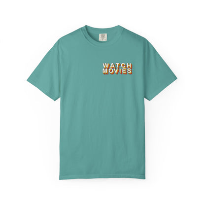 Watch Movies Retro Tee by Watch With Apollo, retro movie lover t-shirt, view 9