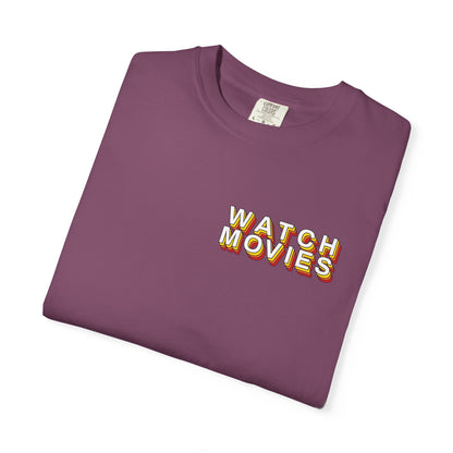 Watch Movies Retro Tee by Watch With Apollo, retro movie lover t-shirt, view 22
