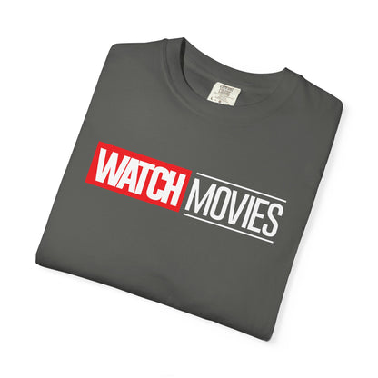 Watch Movies Phase One Tee by Watch With Apollo, superhero movie parody T-shirt, view 8