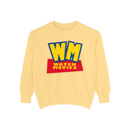 Watch Movies Toy Box Sweatshirt by Watch With Apollo, animated movie parody sweatshirt, view 3