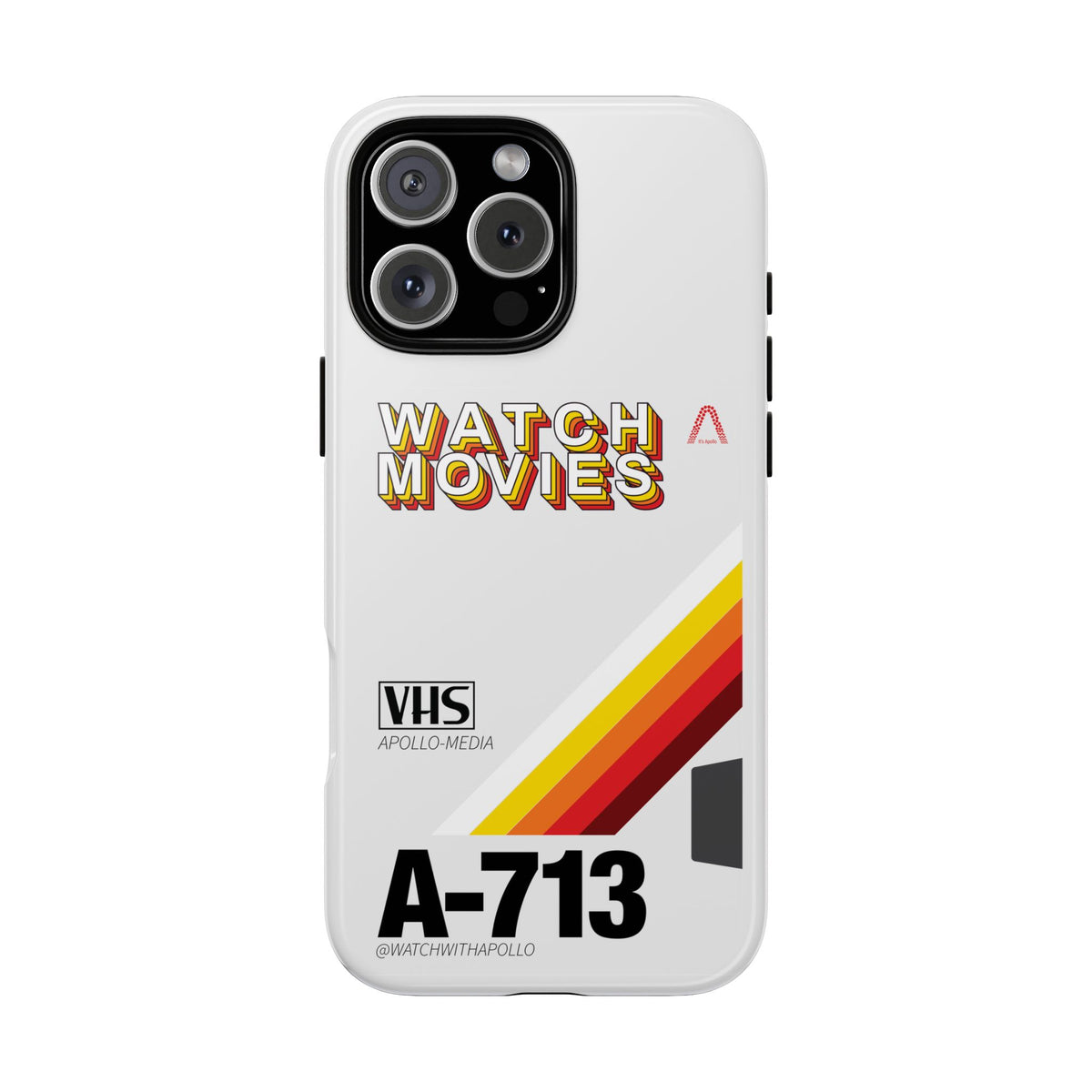 Watch Movies Retro Phone Case by Watch With Apollo, retro movie iPhone case, view 5
