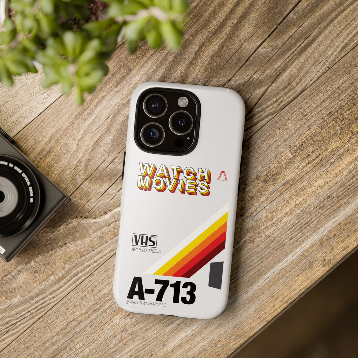 Watch Movies Retro Phone Case by Watch With Apollo, retro movie iPhone case, view 52
