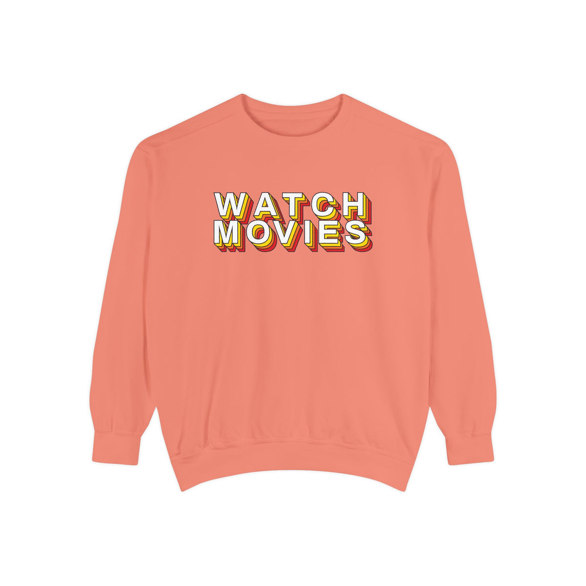 Watch Movies Retro Sweatshirt by Watch With Apollo, retro movie crewneck, view 7