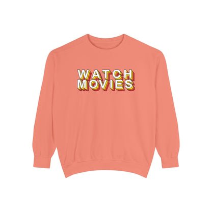 Watch Movies Retro Sweatshirt by Watch With Apollo, retro movie crewneck, view 7