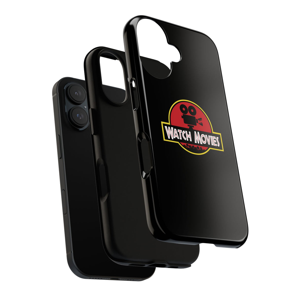Find A Way To Watch Movies Phone Case by Watch With Apollo, dinosaur movie parody iPhone case, view 48