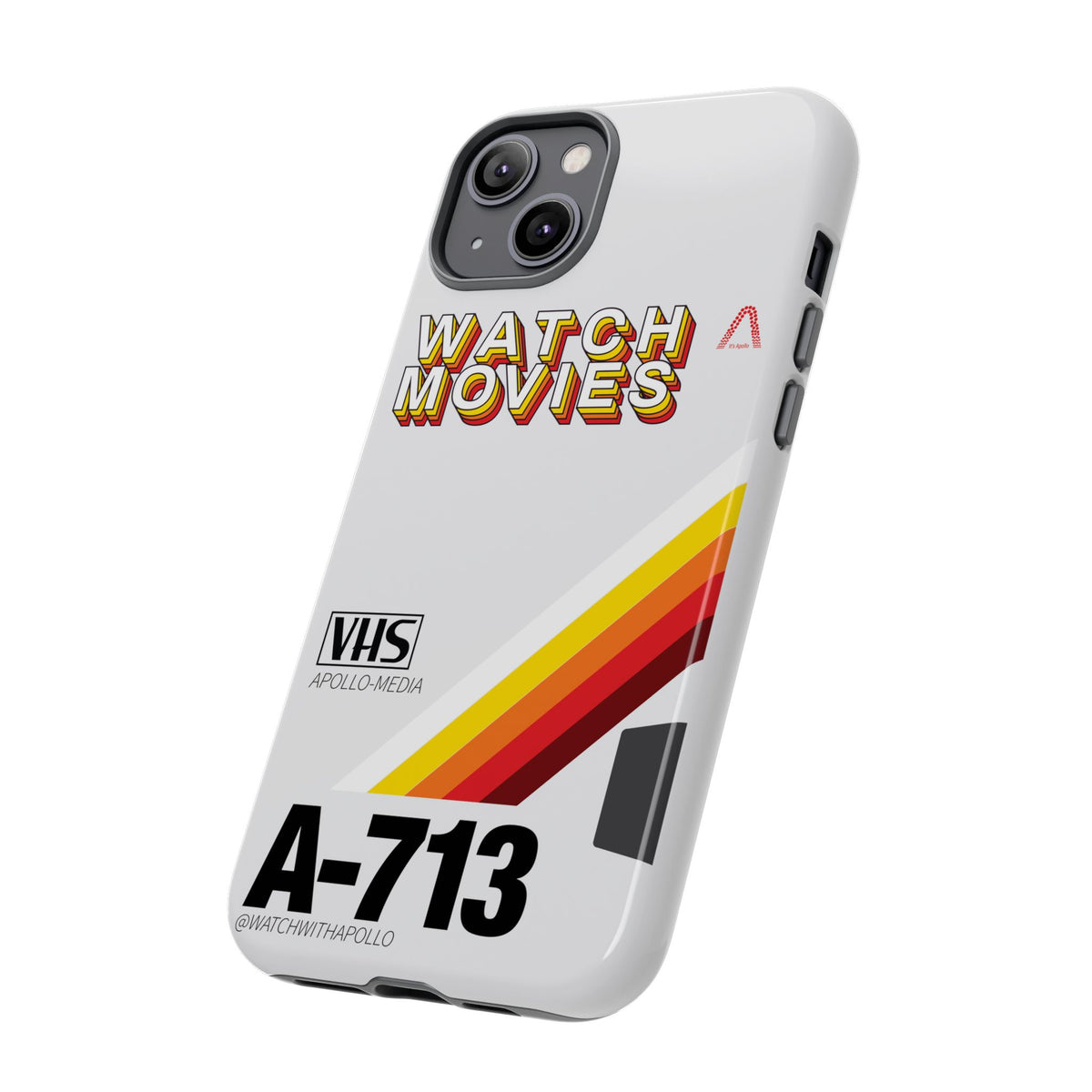Watch Movies Retro Phone Case by Watch With Apollo, retro movie iPhone case, view 41