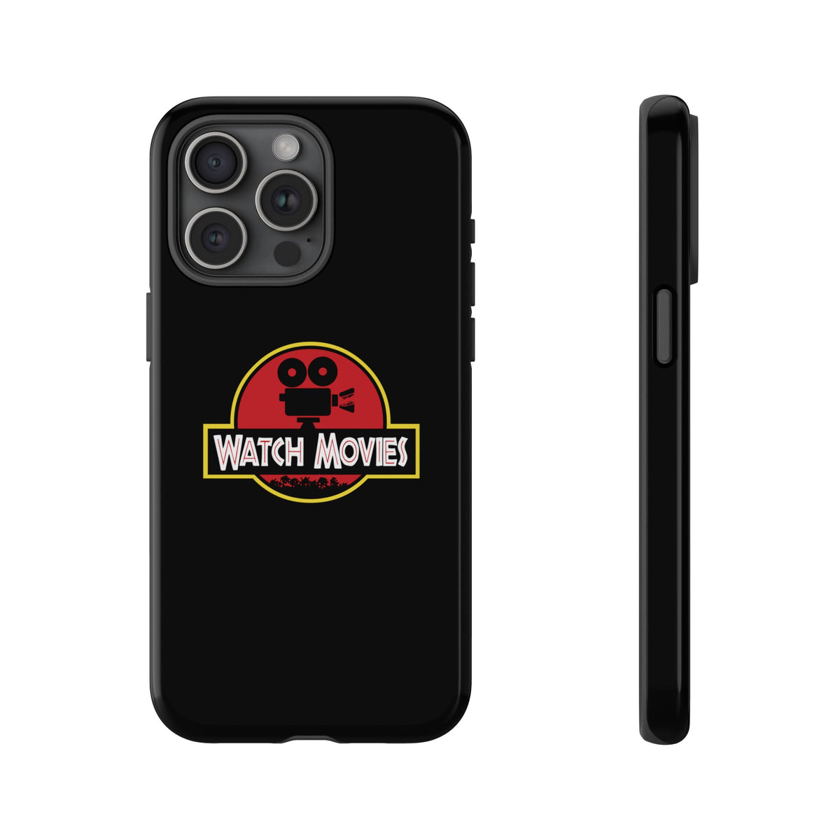 Find A Way To Watch Movies Phone Case by Watch With Apollo, dinosaur movie parody iPhone case, view 18