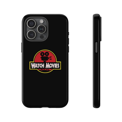 Find A Way To Watch Movies Phone Case by Watch With Apollo, dinosaur movie parody iPhone case, view 18