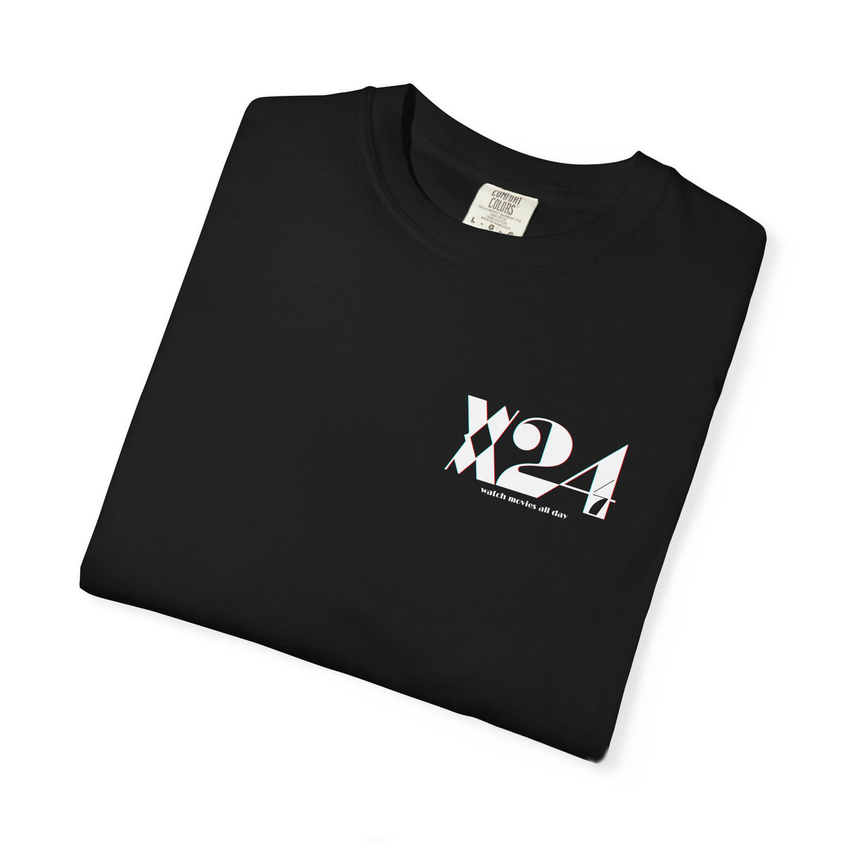 Watch Movies All Day Tee by Watch With Apollo, Comfort Colors garment-dyed movie T-shirt, view 5