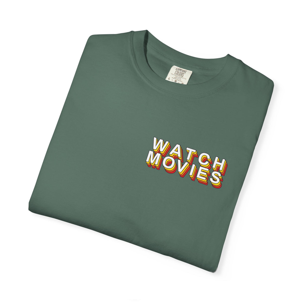 Watch Movies Retro Tee by Watch With Apollo, retro movie lover t-shirt, view 34