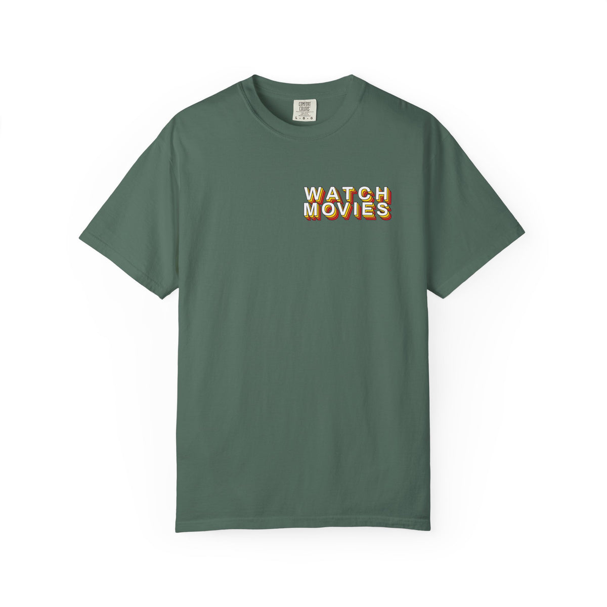 Watch Movies Retro Tee by Watch With Apollo, retro movie lover t-shirt, view 8