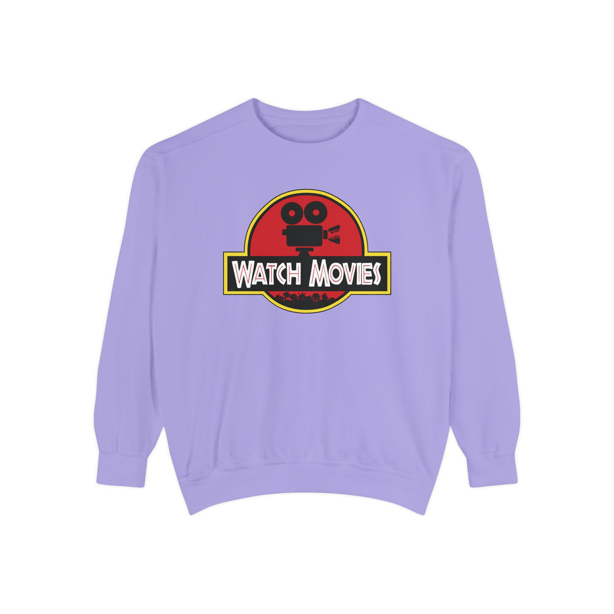 Find A Way To Watch Movies Sweatshirt by Watch With Apollo, dinosaur movie parody sweatshirt, view 8