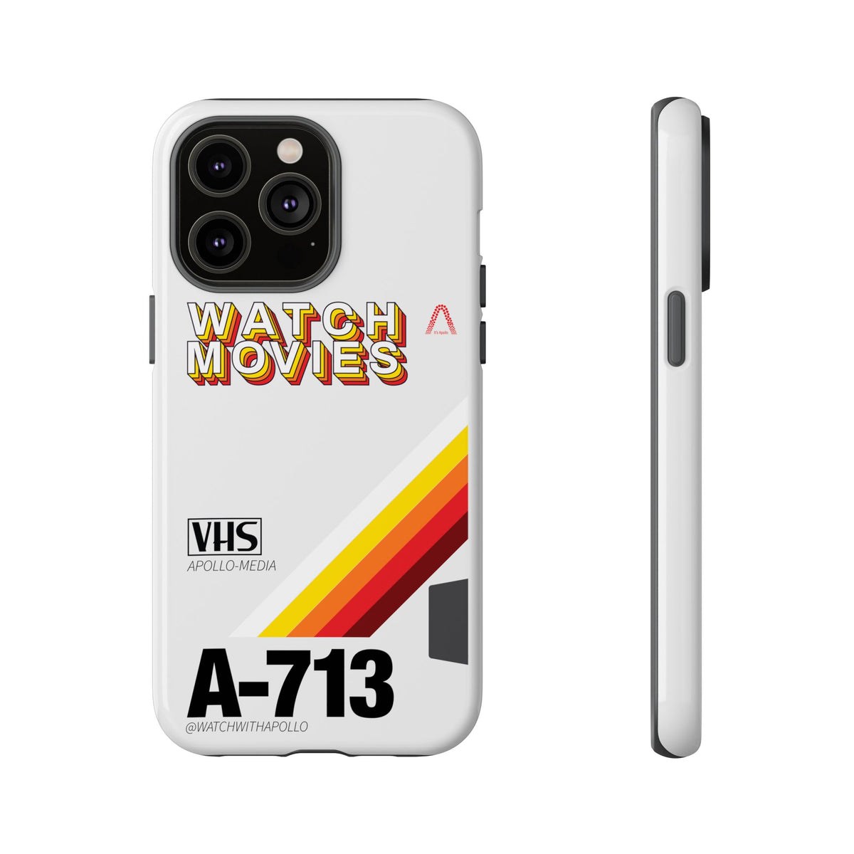 Watch Movies Retro Phone Case by Watch With Apollo, retro movie iPhone case, view 8