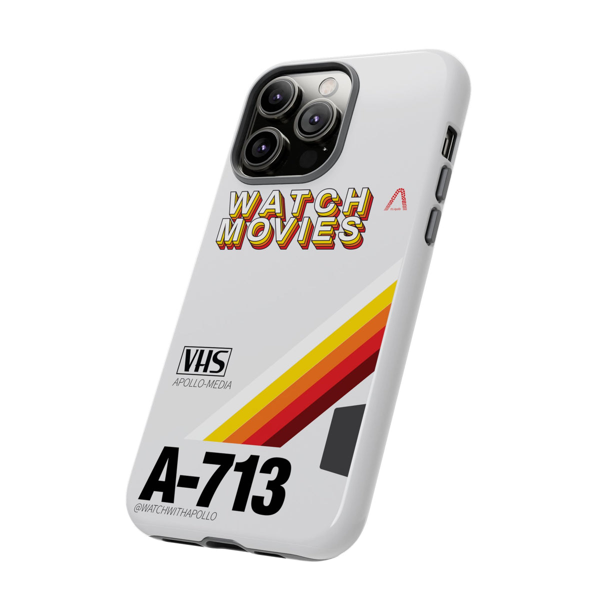 Watch Movies Retro Phone Case by Watch With Apollo, retro movie iPhone case, view 36