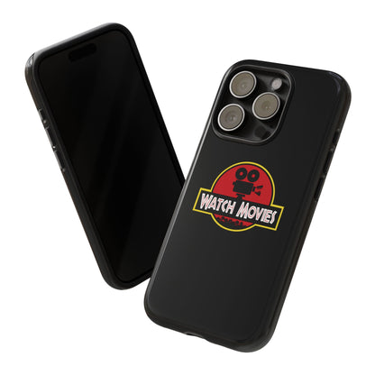 Find A Way To Watch Movies Phone Case by Watch With Apollo, dinosaur movie parody iPhone case, view 28