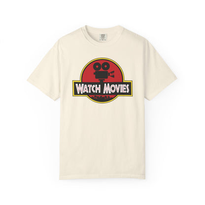 Find A Way To Watch Movies Tee by Watch With Apollo, Comfort Colors garment-dyed movie T-shirt, view 2