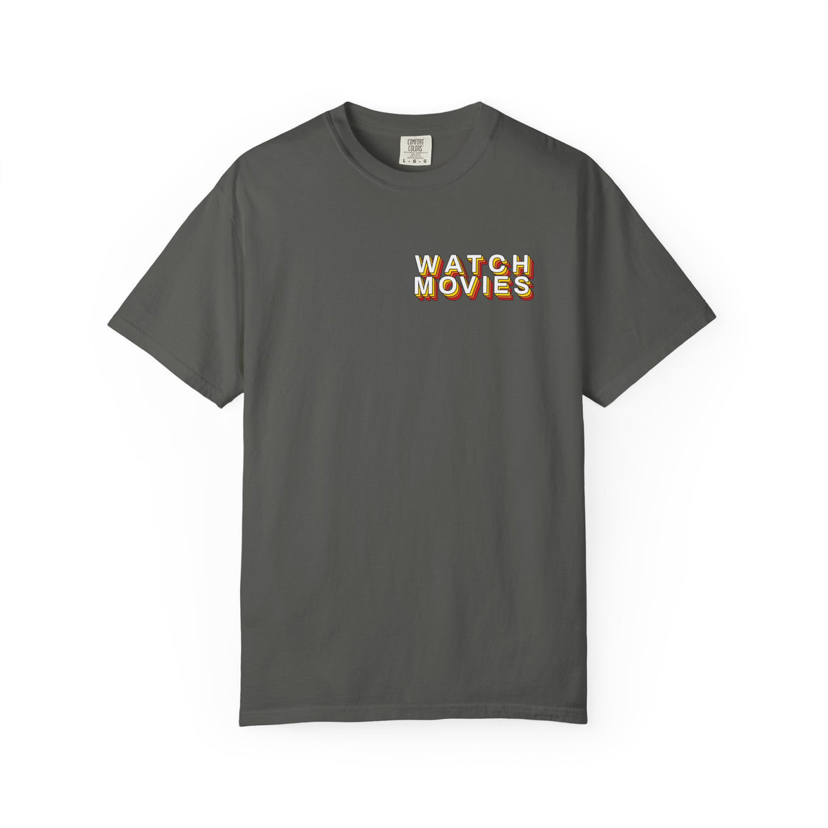 Watch Movies Retro Tee by Watch With Apollo, retro movie lover t-shirt, view 5