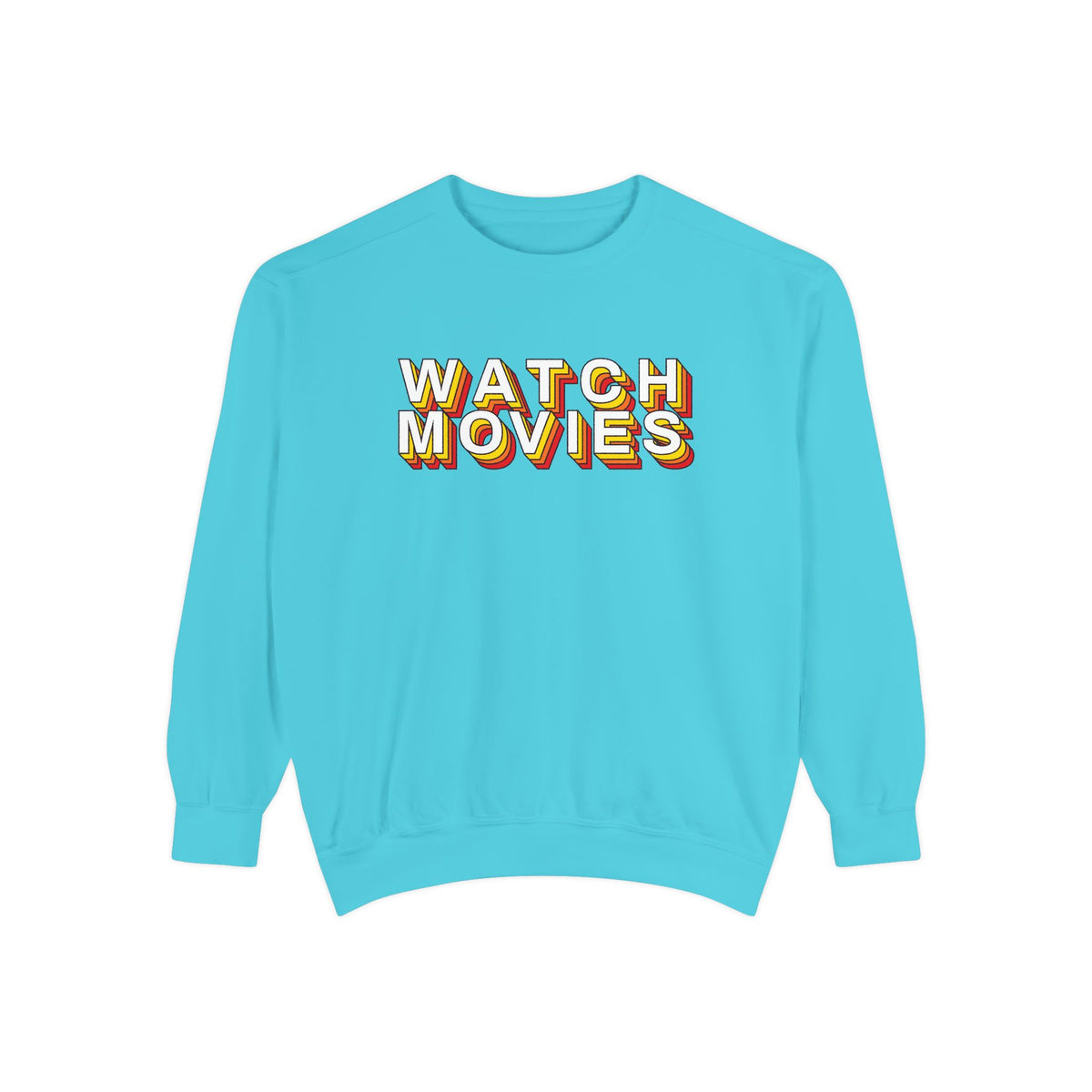 Watch Movies Retro Sweatshirt by Watch With Apollo, retro movie crewneck, view 5
