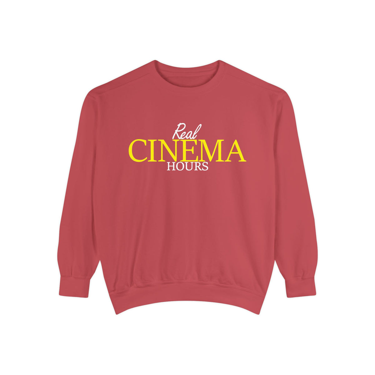 Real Cinema Hours Sweatshirt by Watch With Apollo, movie theater crewneck, view 8