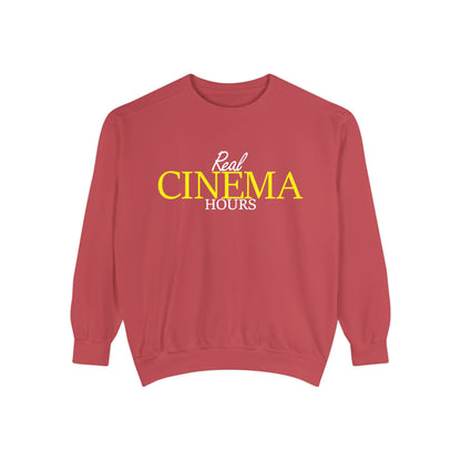 Real Cinema Hours Sweatshirt by Watch With Apollo, movie theater crewneck, view 8
