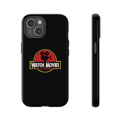 Find A Way To Watch Movies Phone Case by Watch With Apollo, dinosaur movie parody iPhone case, view 23