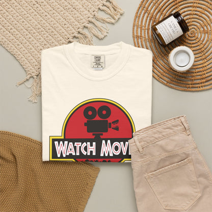 Find A Way To Watch Movies Tee by Watch With Apollo, Comfort Colors garment-dyed movie T-shirt, view 12