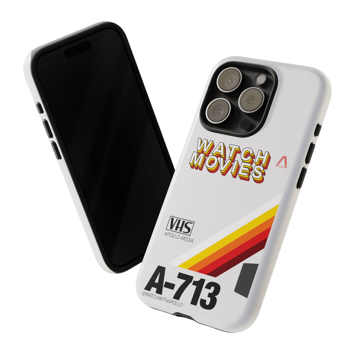 Watch Movies Retro Phone Case by Watch With Apollo, retro movie iPhone case, view 28