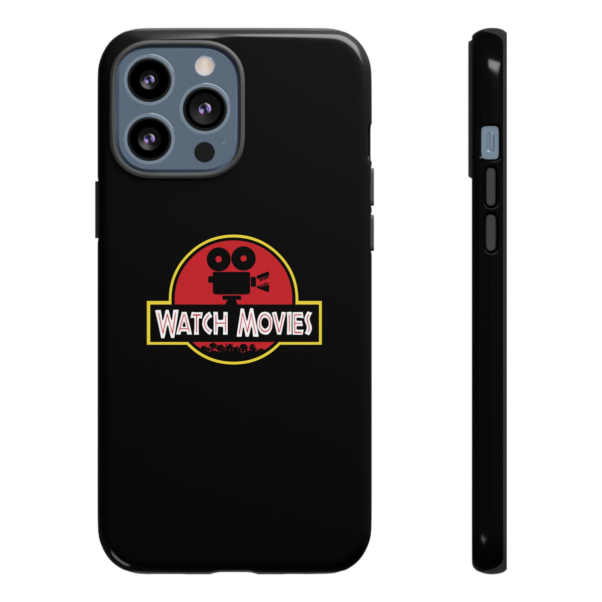 Find A Way To Watch Movies Phone Case by Watch With Apollo, dinosaur movie parody iPhone case, view 24