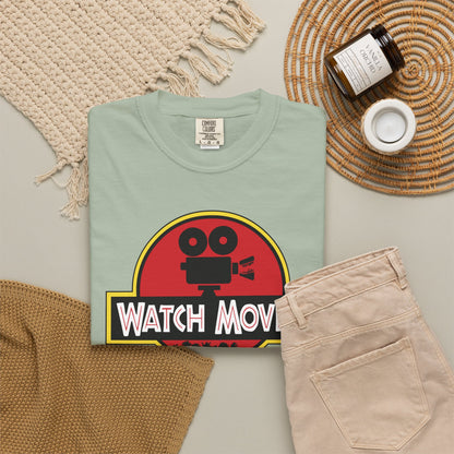 Find A Way To Watch Movies Tee by Watch With Apollo, Comfort Colors garment-dyed movie T-shirt, view 20