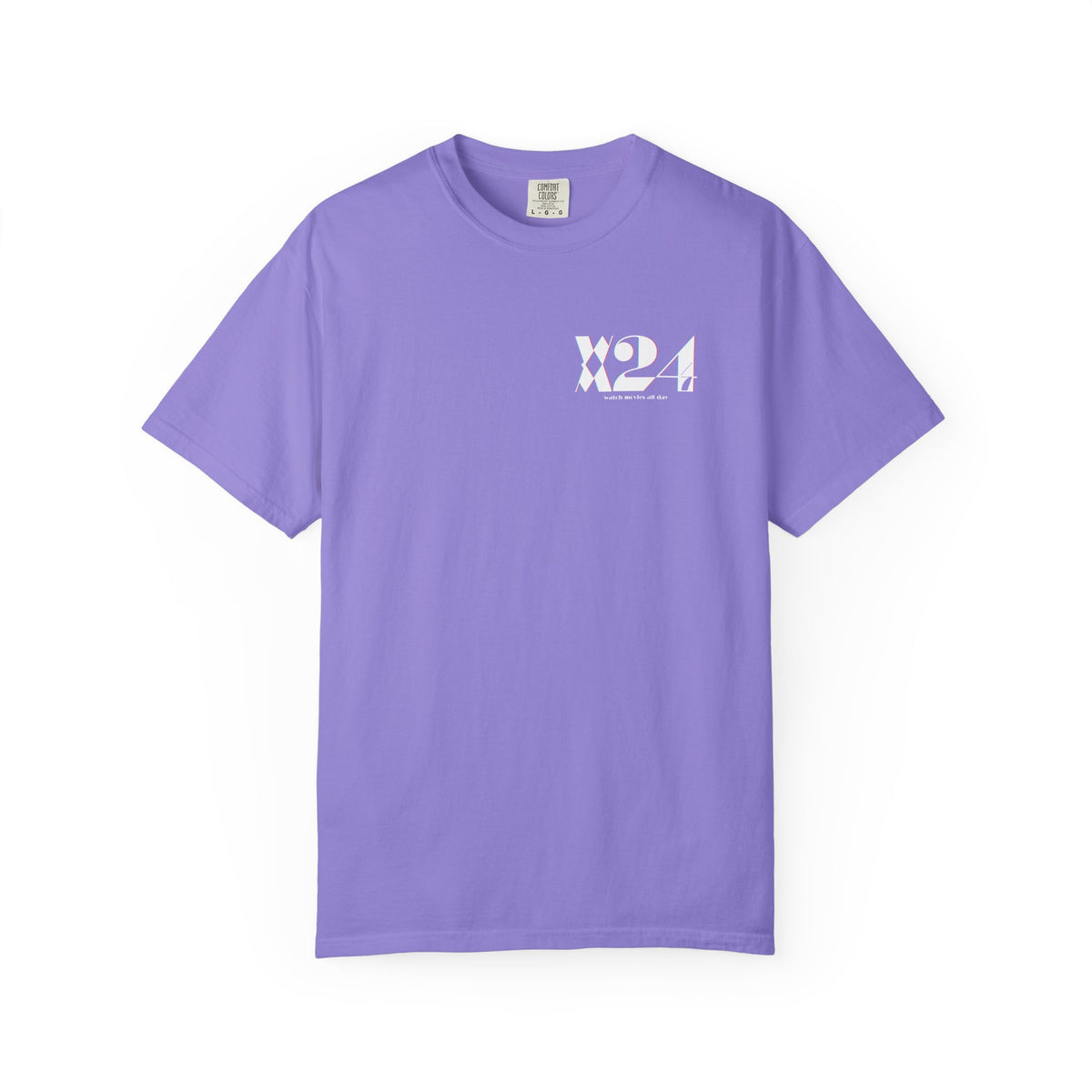 Watch Movies All Day Tee by Watch With Apollo, Comfort Colors garment-dyed movie T-shirt, view 4