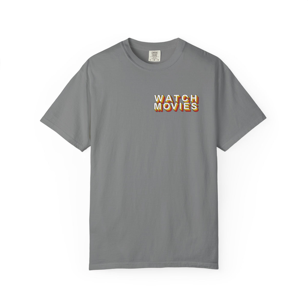 Watch Movies Retro Tee by Watch With Apollo, retro movie lover t-shirt, view 6