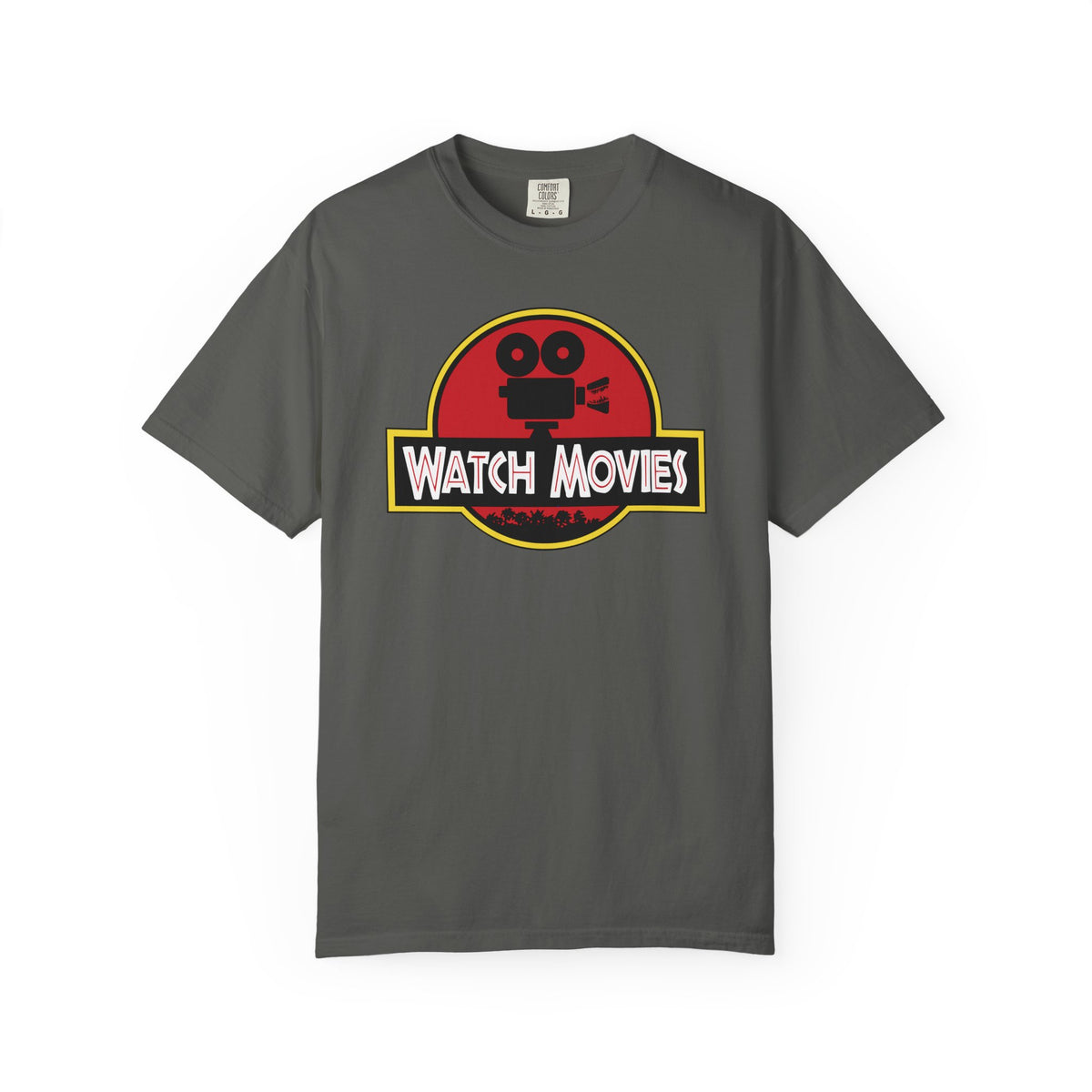 Find A Way To Watch Movies Tee by Watch With Apollo, Comfort Colors garment-dyed movie T-shirt, view 4