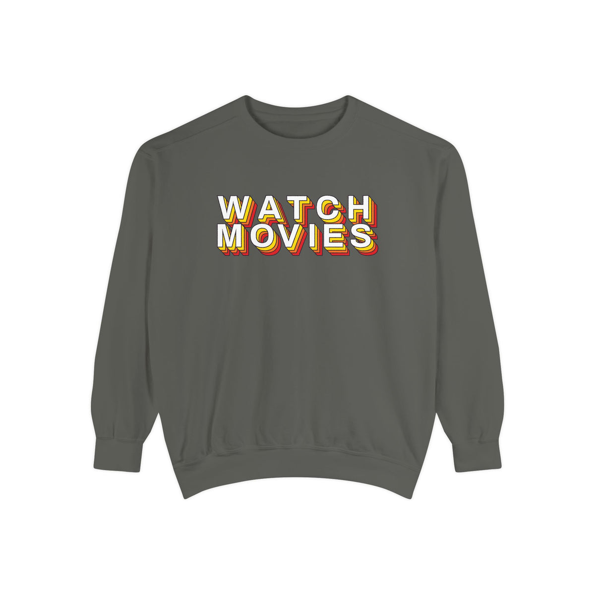 Watch Movies Retro Sweatshirt by Watch With Apollo, retro movie crewneck, view 8