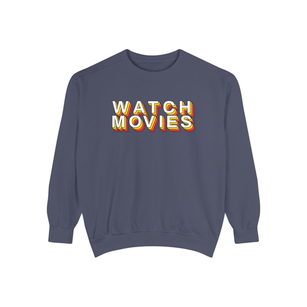 Watch Movies Retro Sweatshirt by Watch With Apollo, retro movie crewneck, view 12