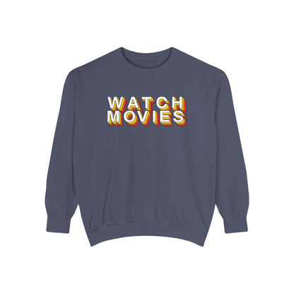 Watch Movies Retro Sweatshirt by Watch With Apollo, retro movie crewneck, view 12