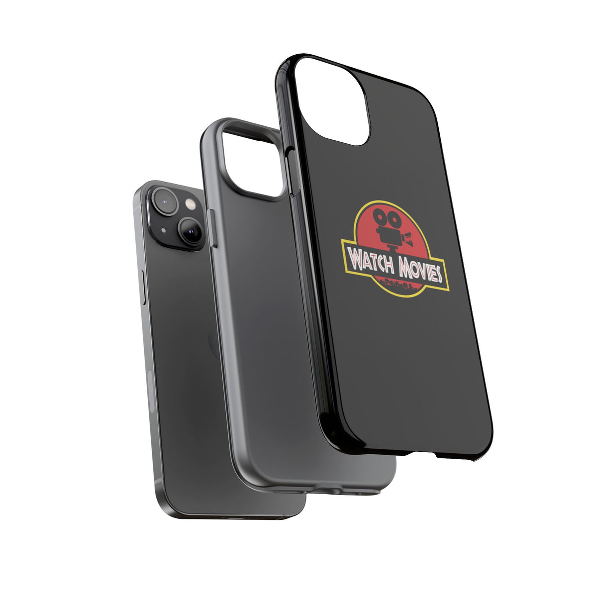 Find A Way To Watch Movies Phone Case by Watch With Apollo, dinosaur movie parody iPhone case, view 42
