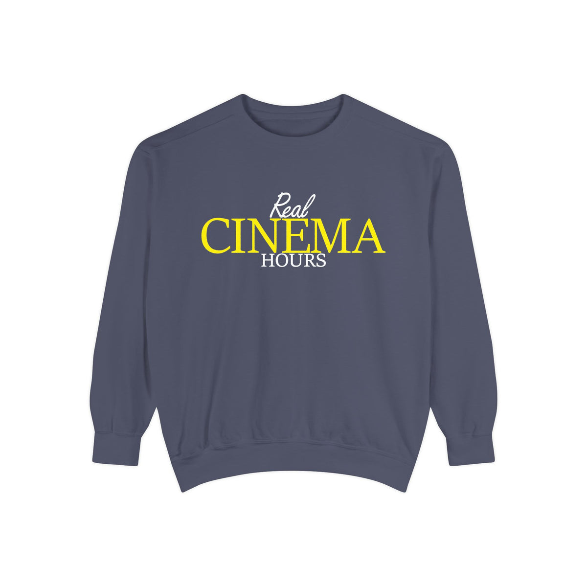 Real Cinema Hours Sweatshirt by Watch With Apollo, movie theater crewneck, view 7
