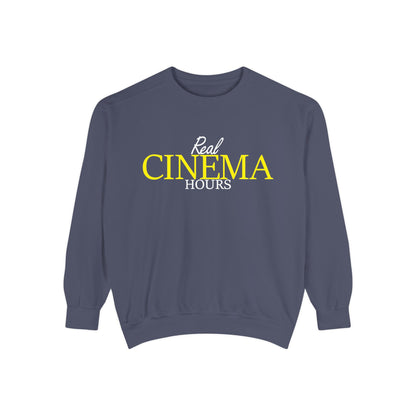 Real Cinema Hours Sweatshirt by Watch With Apollo, movie theater crewneck, view 7