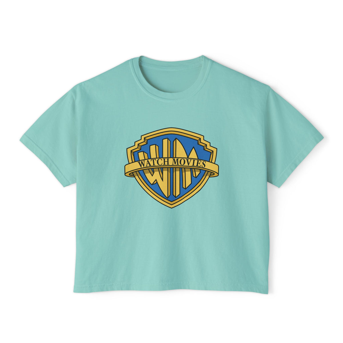 Watch Movies Brother Boxy Tee by Watch With Apollo, women's classic Hollywood parody tee, view 5