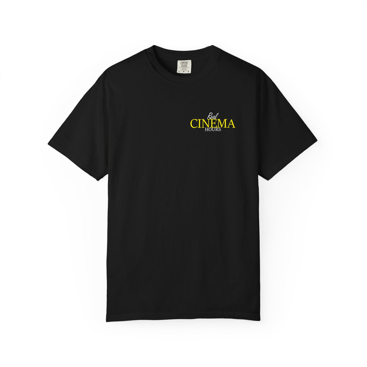 Real Cinema Hours Tee by Watch With Apollo, movie theater lover t-shirt, view 2