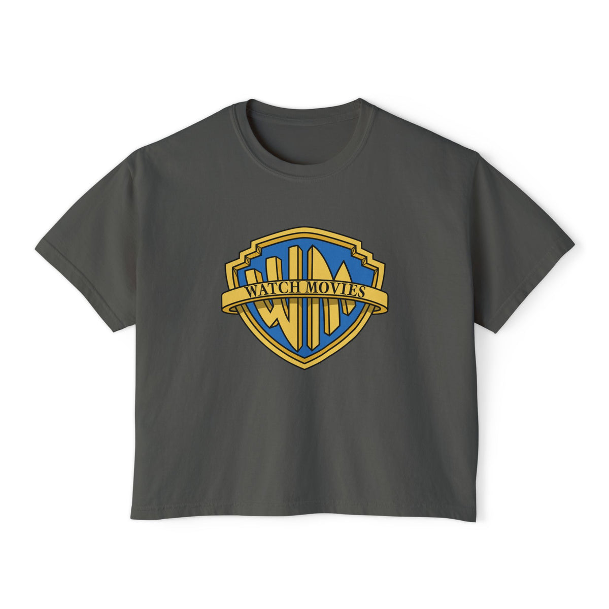 Watch Movies Brother Boxy Tee by Watch With Apollo, women's classic Hollywood parody tee, view 4