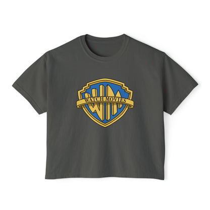 Watch Movies Brother Boxy Tee by Watch With Apollo, women's classic Hollywood parody tee, view 4