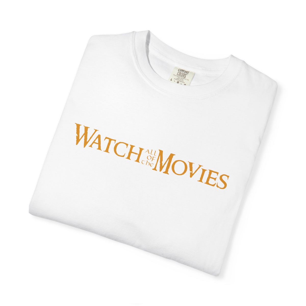 Watch Movies Middle Earth Tee by Watch With Apollo, Comfort Colors garment-dyed movie T-shirt, view 4