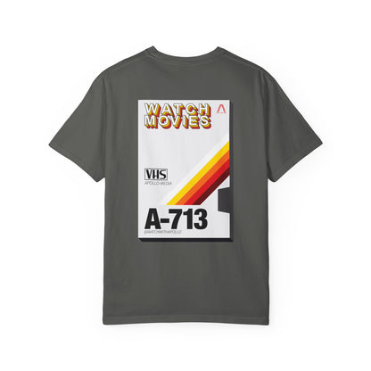 Watch Movies Retro Tee by Watch With Apollo, retro movie lover t-shirt, view 24