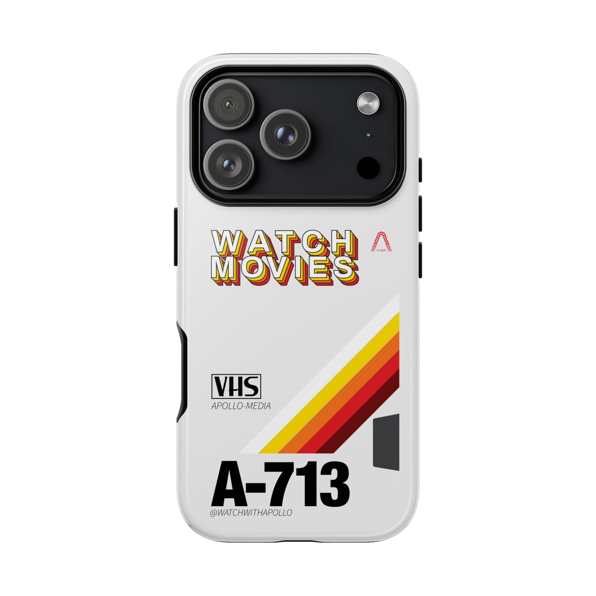 Watch Movies Retro Phone Case by Watch With Apollo, retro movie iPhone case, view 17
