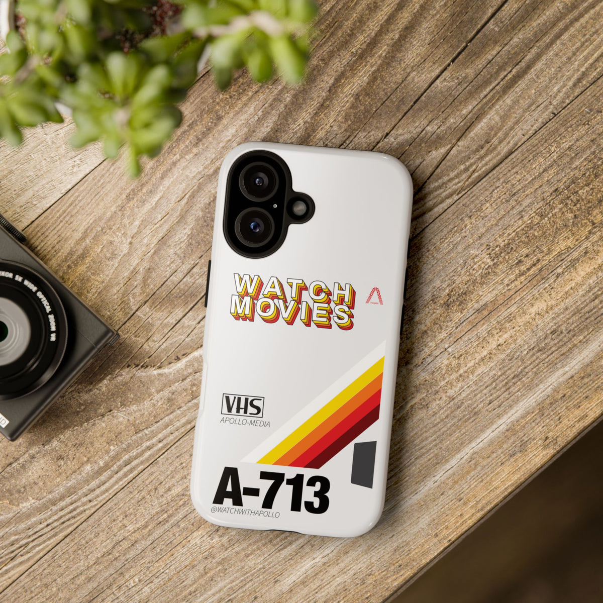 Watch Movies Retro Phone Case by Watch With Apollo, retro movie iPhone case, view 49